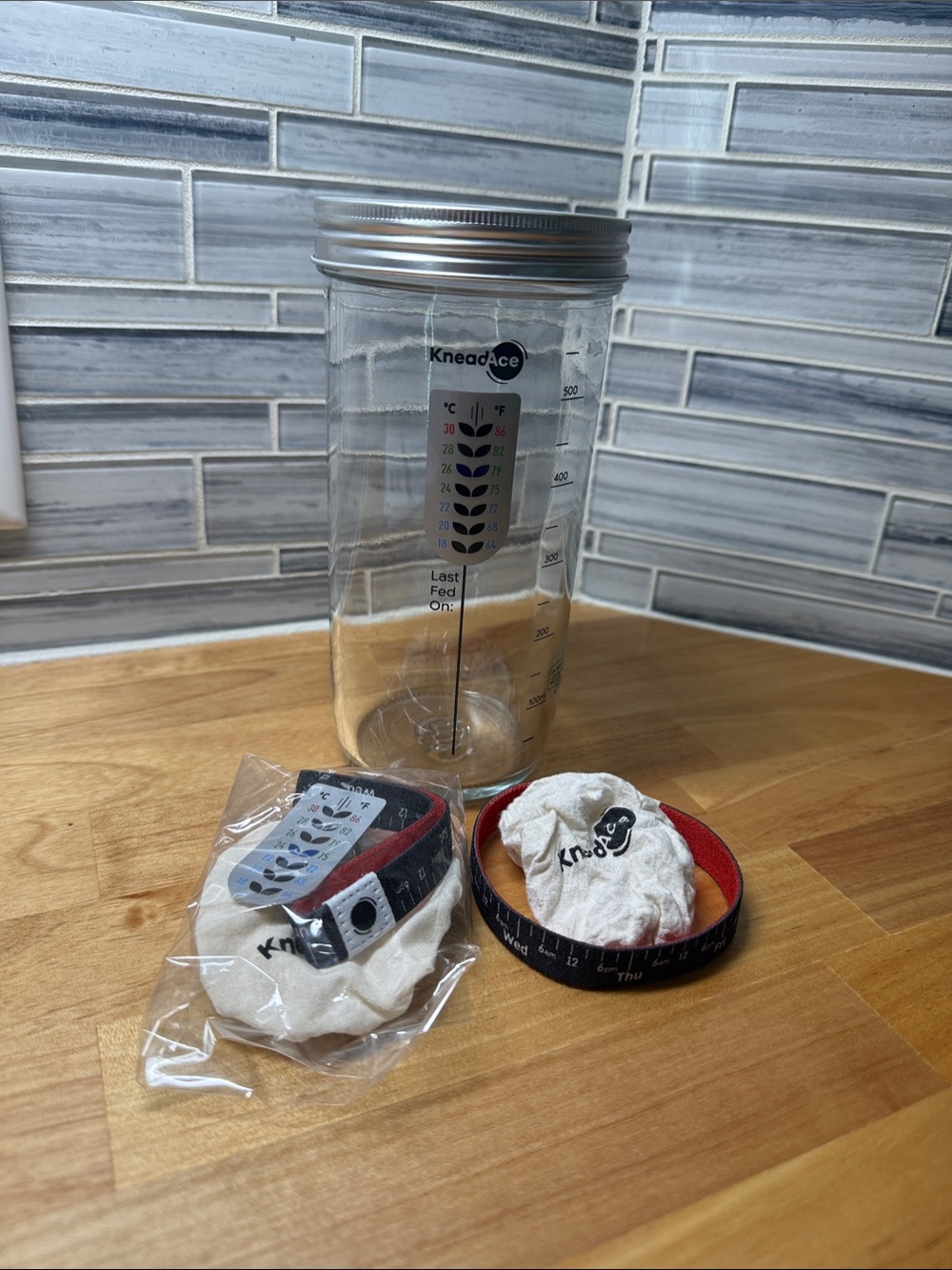 KneadAce Sourdough Starter Kit with Accessories